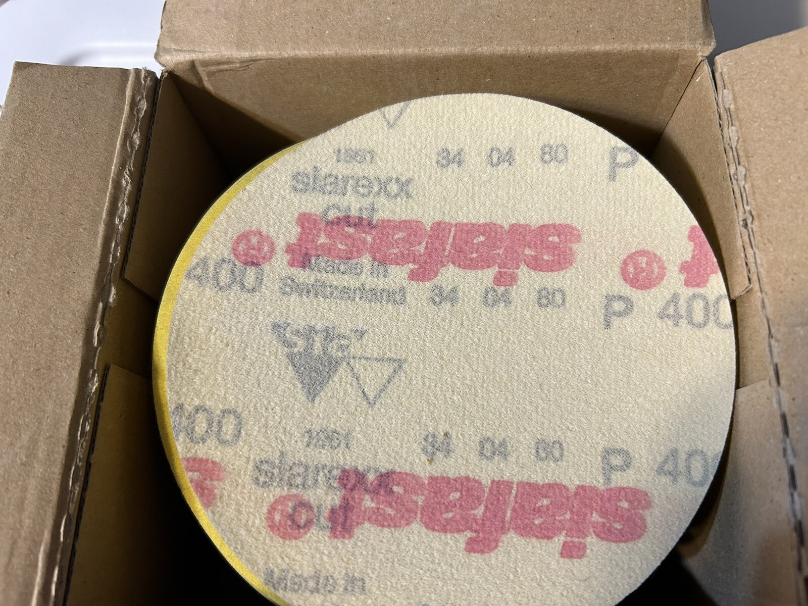 Blue Line siafast Self Adhesive 5″ Sanding Disc 400 Grit 80 New Pieces.