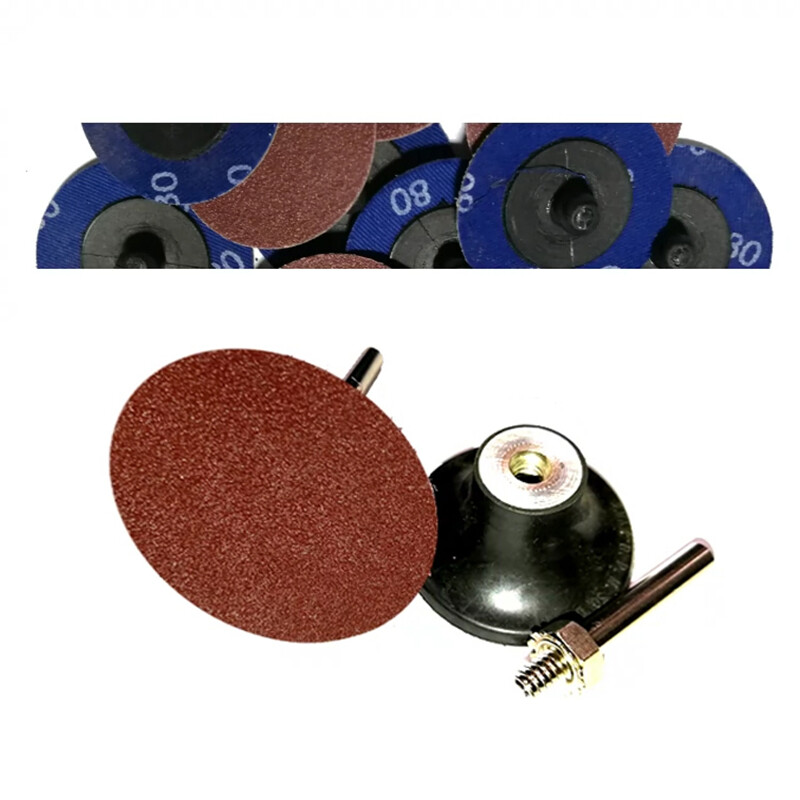 2″ 50mm Sanding Discs R-Type Roll Lock Quick Change Disc Polishing 60/80 Grit