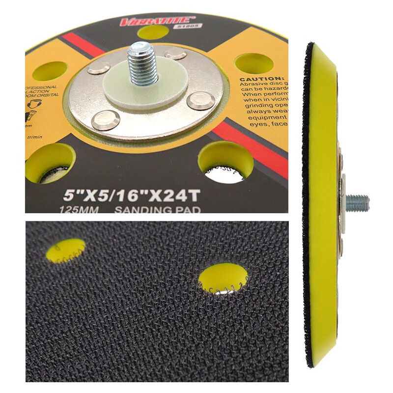 2/3/4/5/6 ” Hook Loop Backing Pad With M6 M8 Thread For Sanding Discs Air Sander