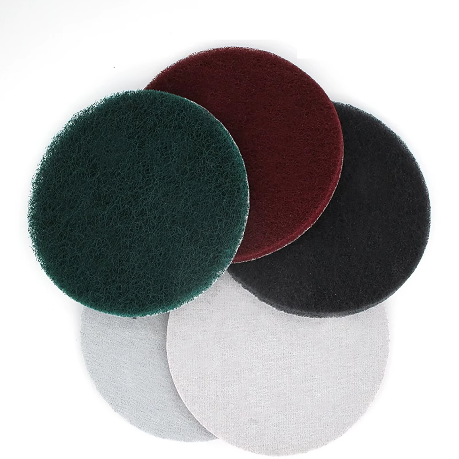 1” 2″ 3″ 4”~7″ Scouring Pad Hook and Loop Abrasive Cleaning Pad 240-3000 Grit