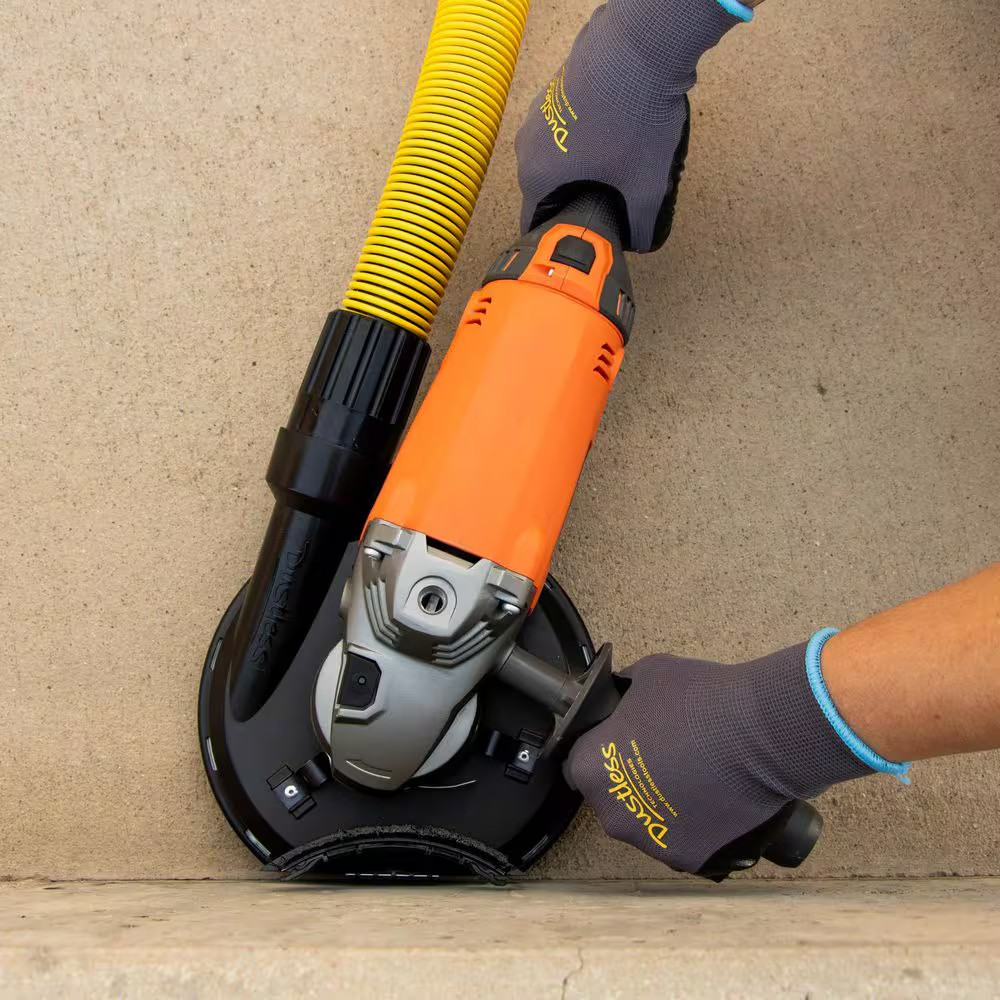 7In. Dust Shroud Pro-Universal Fit Angle Grinder Attachment for Dust Control