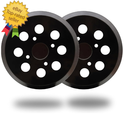 2 Pack 5 Inch 8 Hole Hook and Loop Sander Pad for Ridgid R2600, R2601 5 Rando…