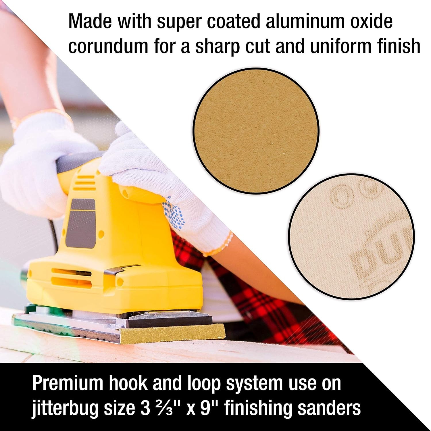 Dura-Gold 80 Grit 1/3 Sheet Gold Sandpaper—Box of 20 for Ultimate Performance