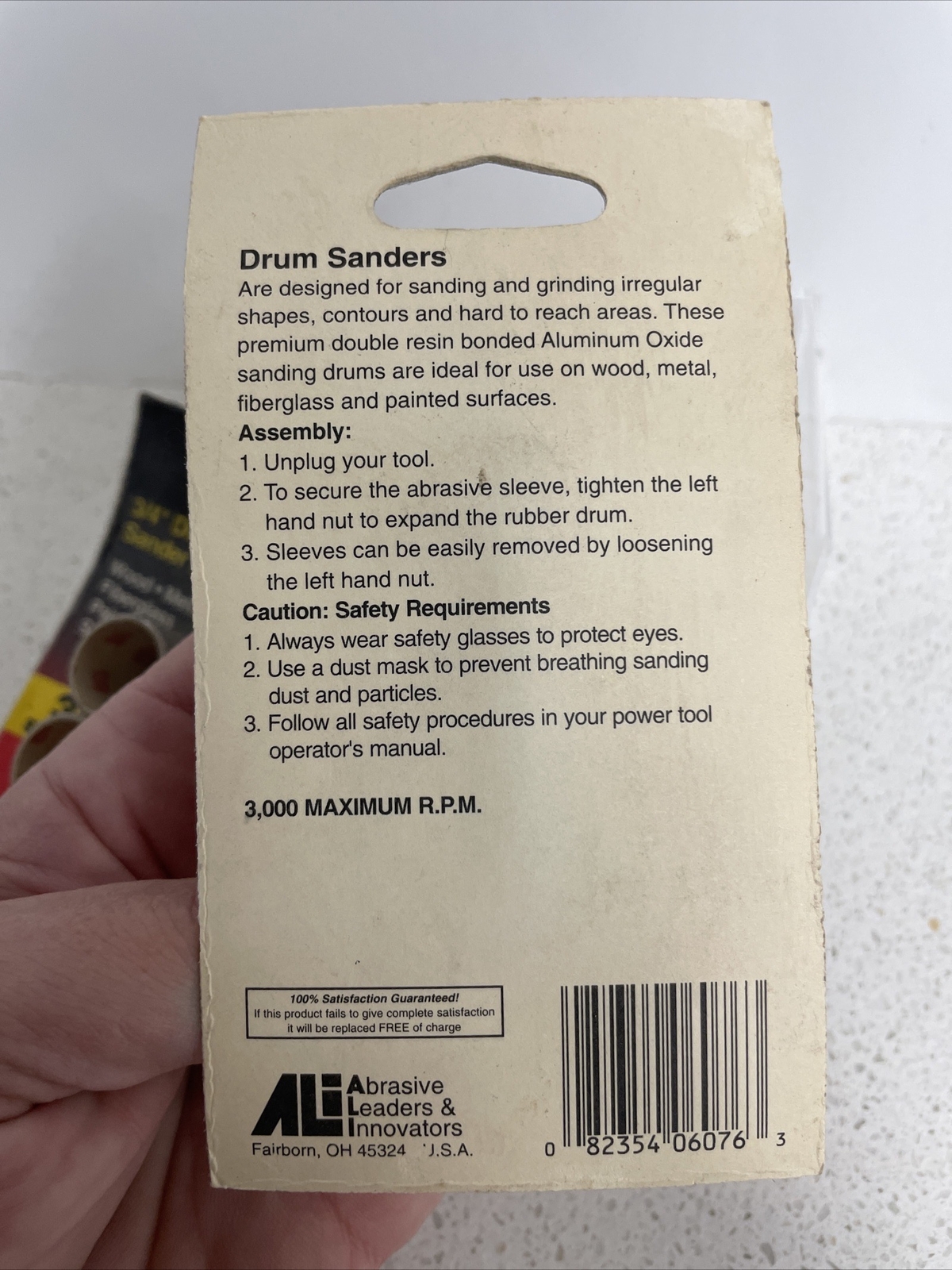 Lot of 2 pkgs, Gator 1 In. x 3/4 In.fine & Medium Drum Sander Refills 6077
