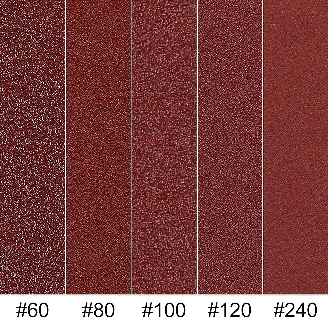 100PCS Triangle Sanding Pads for Oscillating Multi-Tool Hook Loop Sandpaper Disc