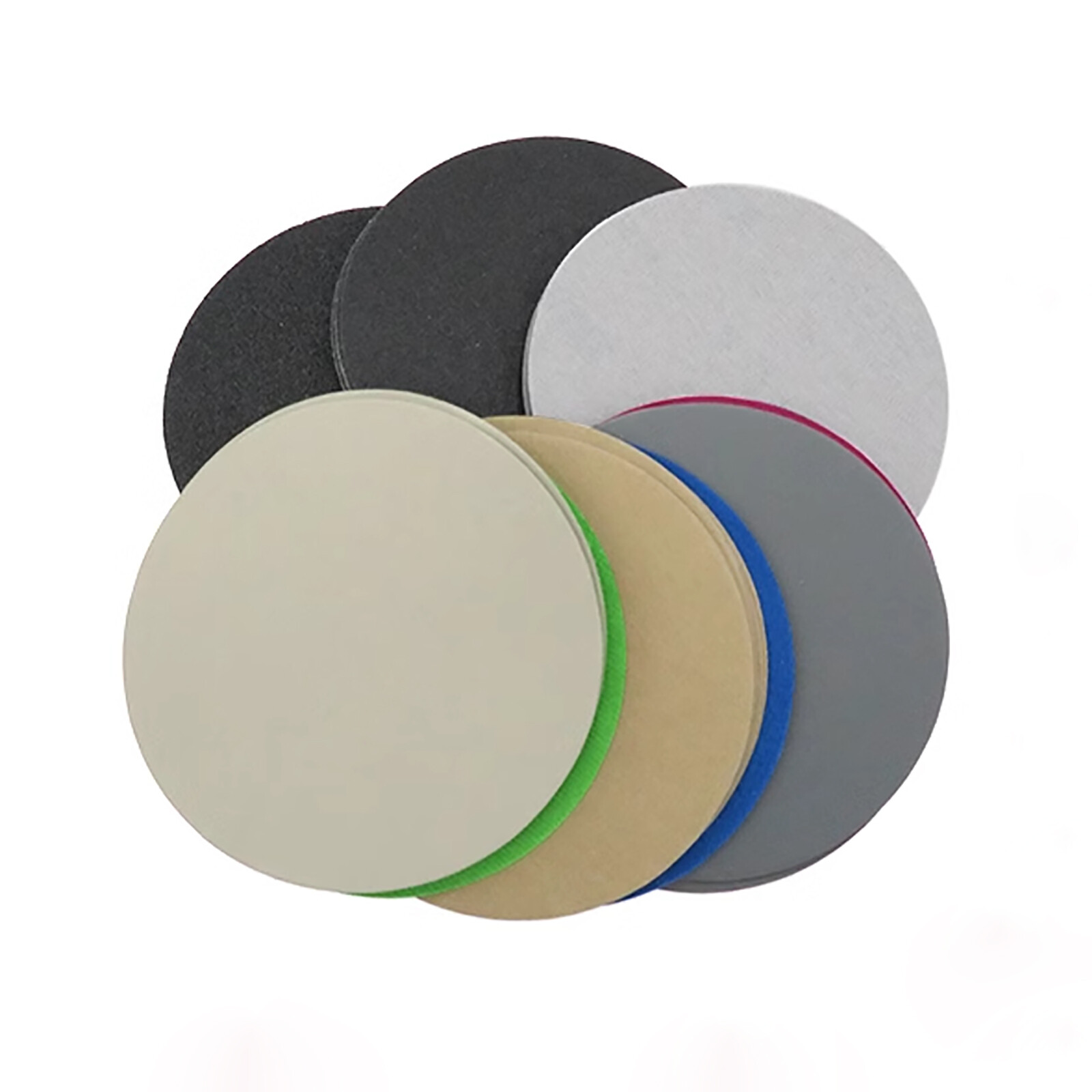 180mm 7″ Hook & Loop Sanding Discs 60-10000 Grit Wet Dry Sandpaper Sander Pad