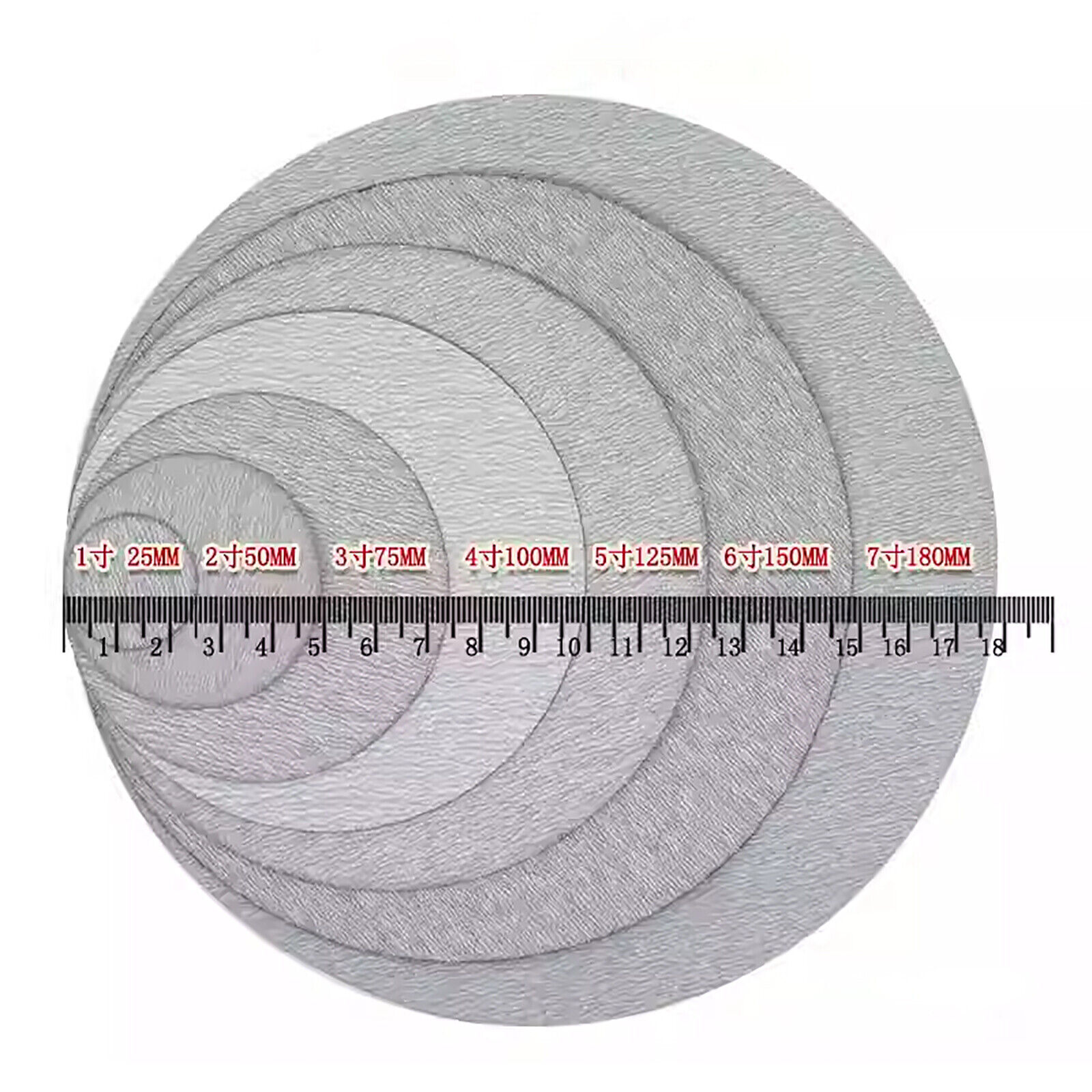 Sanding Discs Hook and Loop Pads 60-1000 Grit Dry Abrasive Sandpaper 100mm 4″