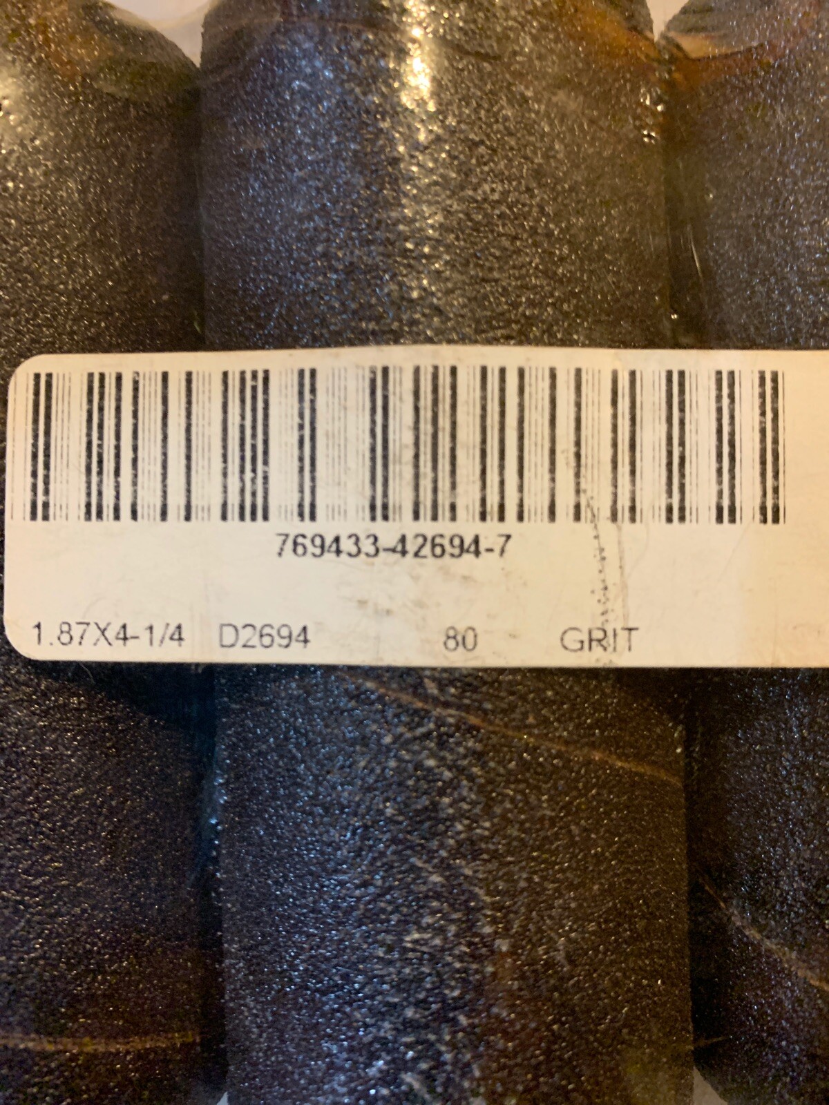 Woodstock D2694 80 Grit 1.87 X 4-1/4 In Sanding Rolls