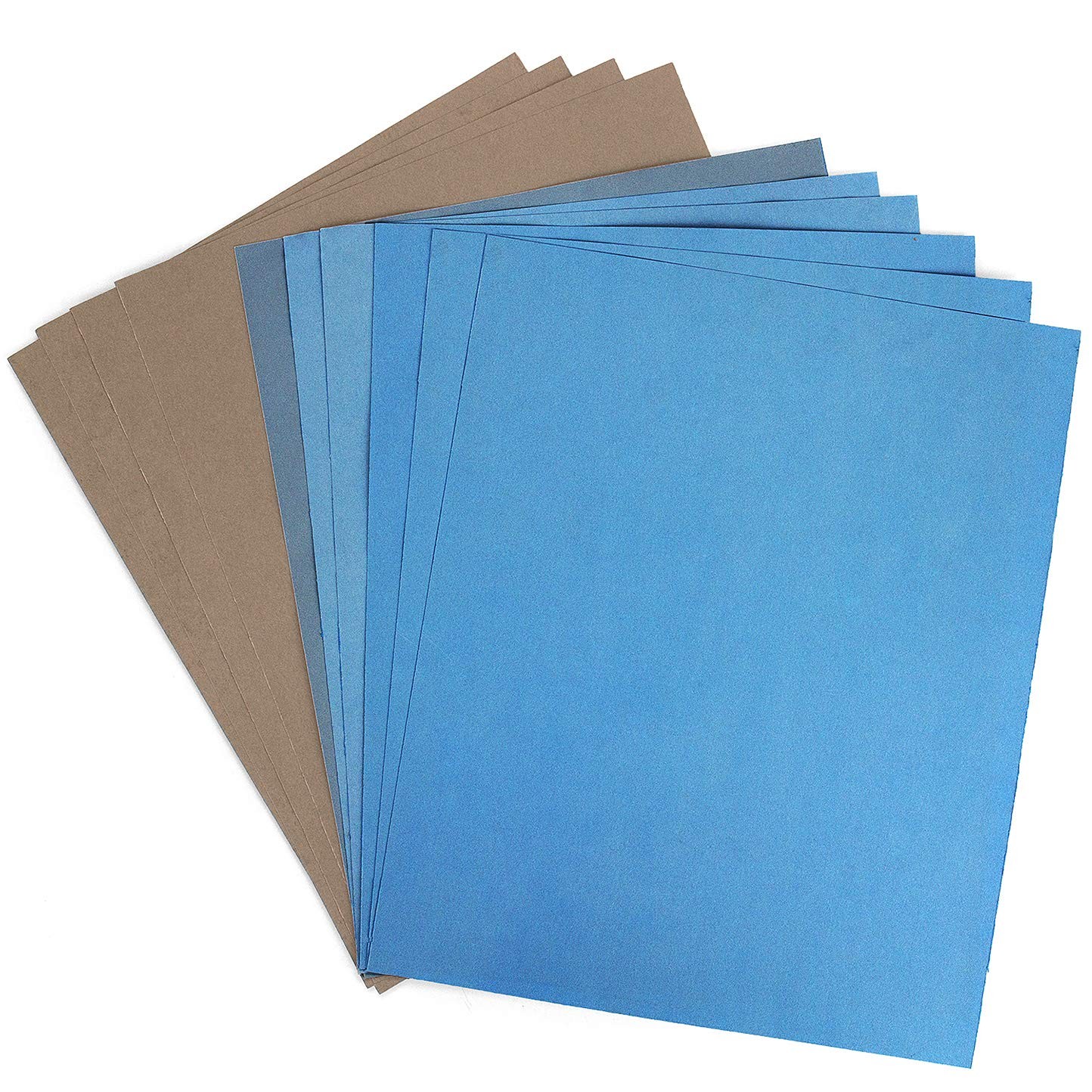 9×11 inch 10 Sheets Sandpaper, Wet or Dry 7000-15000 Grit 5 Assortment Sand P…