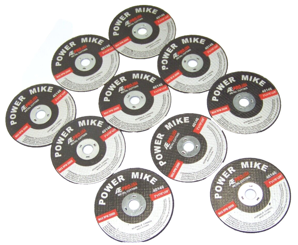 20 pc 3″ x 1/16 x 3/8″ Metal Cut Off Wheel Cutting Metal 20000 RPM Cut Off Tool