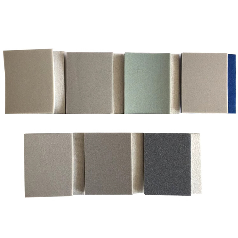 70mm*100mm Foam Sponge Sanding Block Self-adhesive Wet and Dry 300-3000 Grit