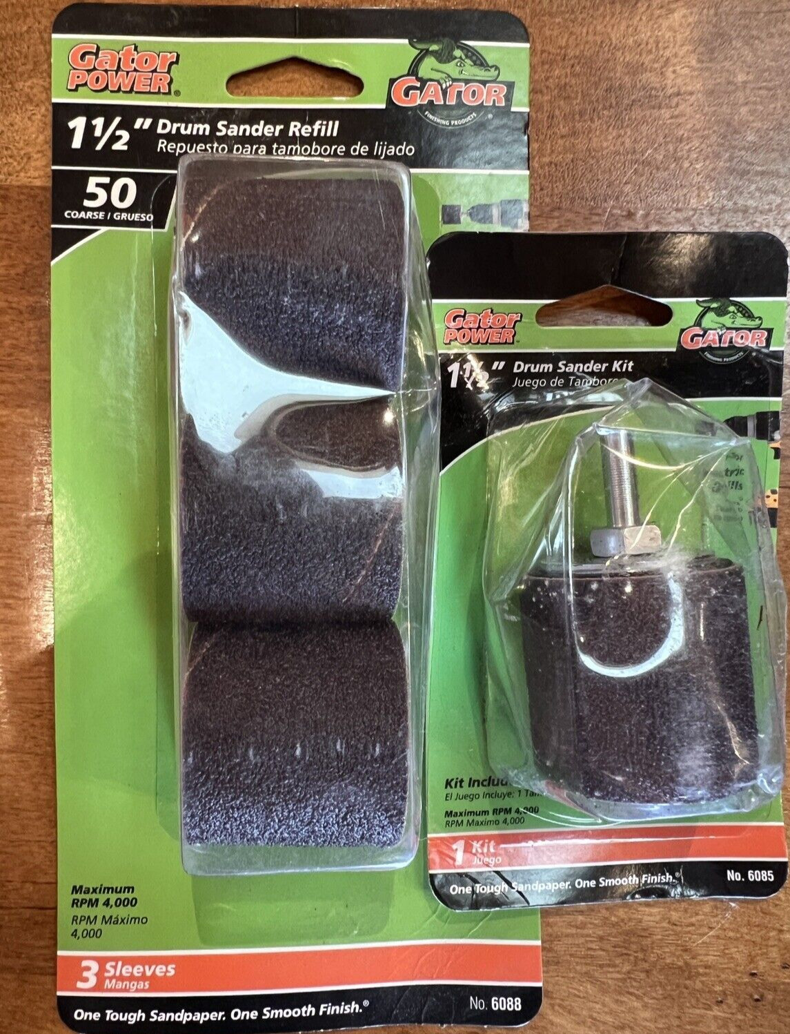 GATOR 6085 1-1/2″ Drum Sander & 6088 1-1/2″ Drum Sander Refill kit Coarse 50