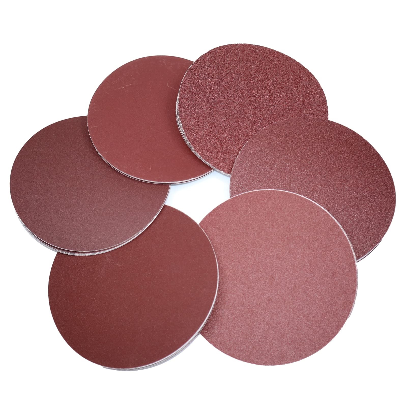 30-Pack 9″ Self-Adhesive Sanding Discs, Aluminum Oxide, Assorted Grits 60-400