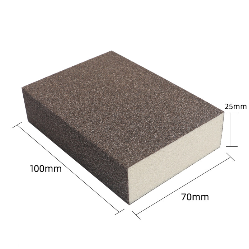 Foam Sponge Sandpaper Sanding Blocks Wet & Dry Square Sanding Block 70*50*25mm