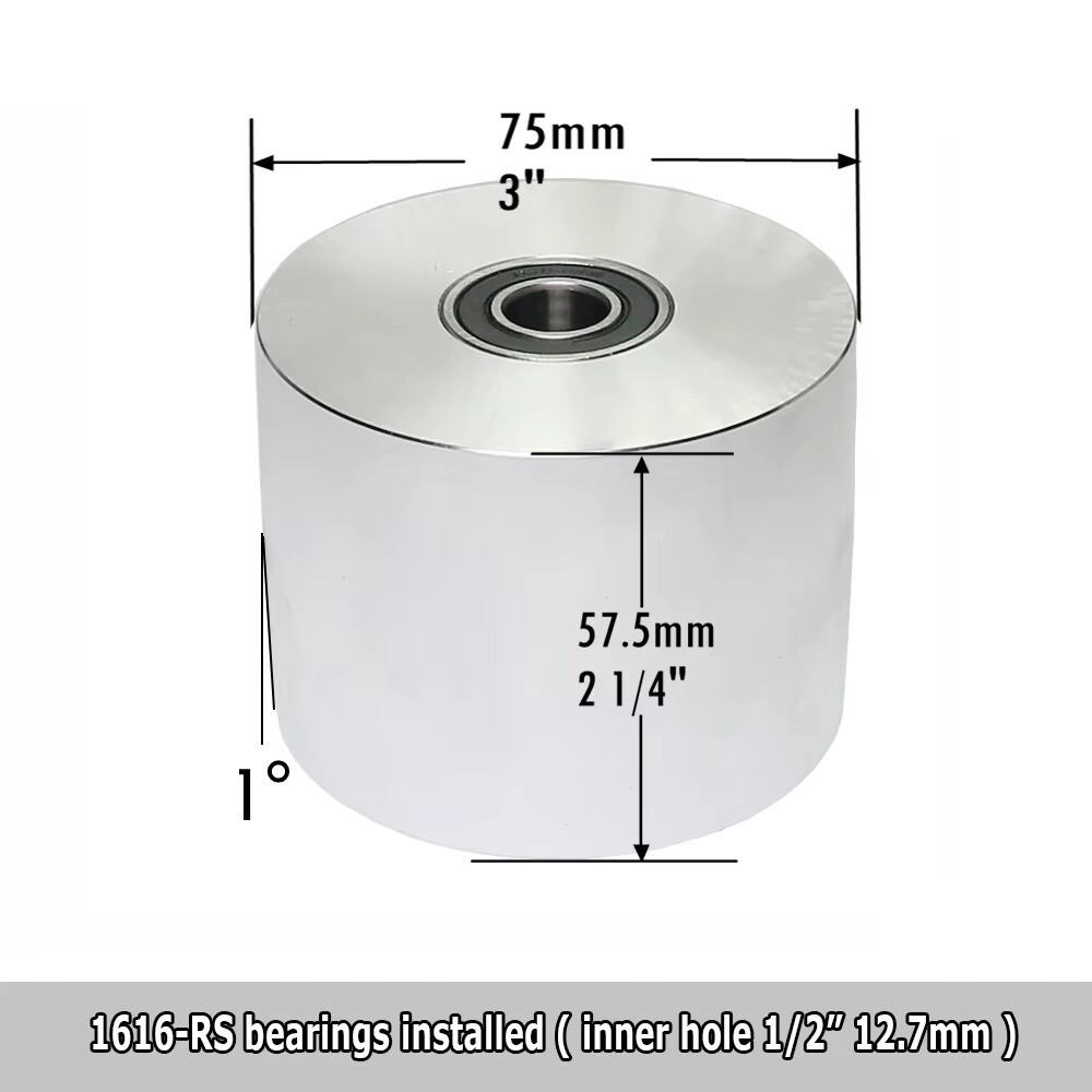 1 Pcs Belt Grinder Knife Grinder Wheel Fully Aluminum Contact Active 50/75/100mm