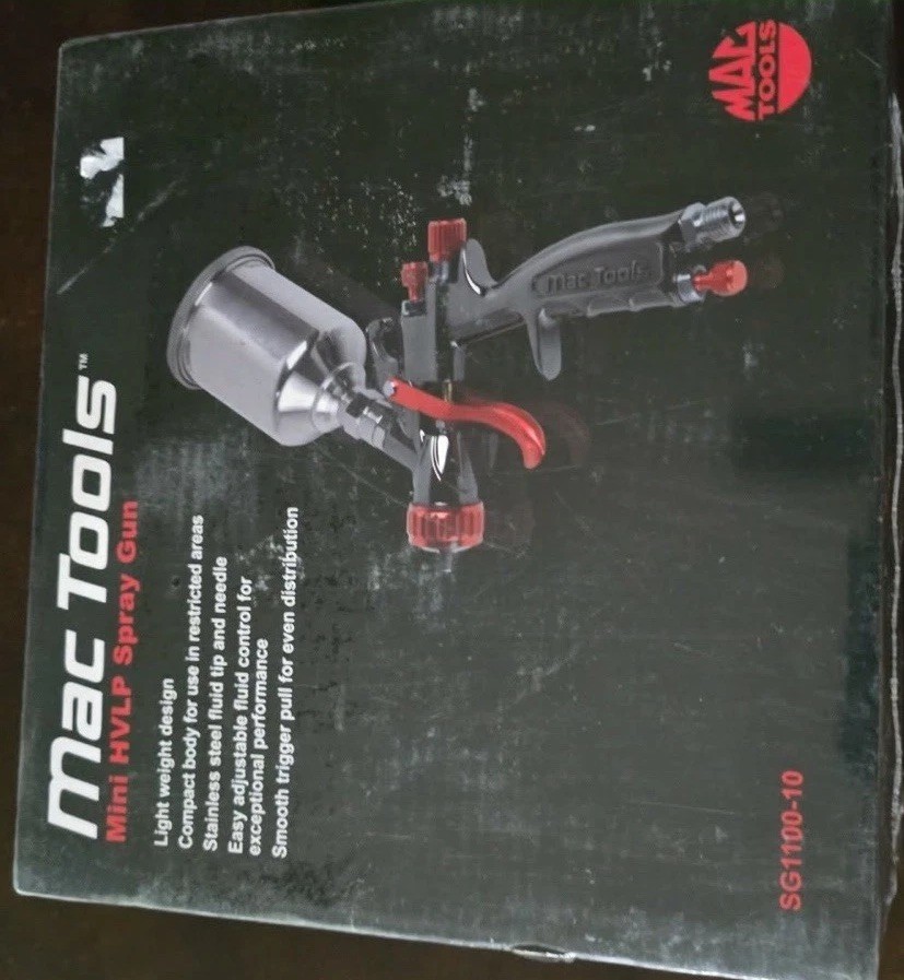 MacTools Mini HVLP Gravity Feed Spray Gun SG1100-10