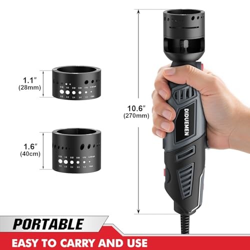 Dual-Head Tungsten Sharpener Grinder – 8 Angles & 6 Sizes for TIG Welding,