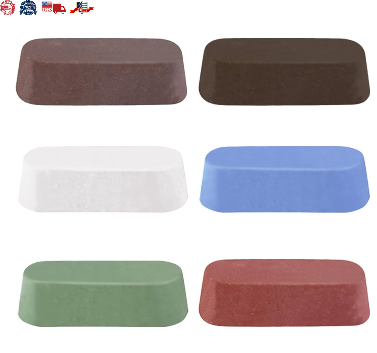 6Pcs Metal Buffing Polishing Compound for Buffing Wheel, Buffing Wheel Compound
