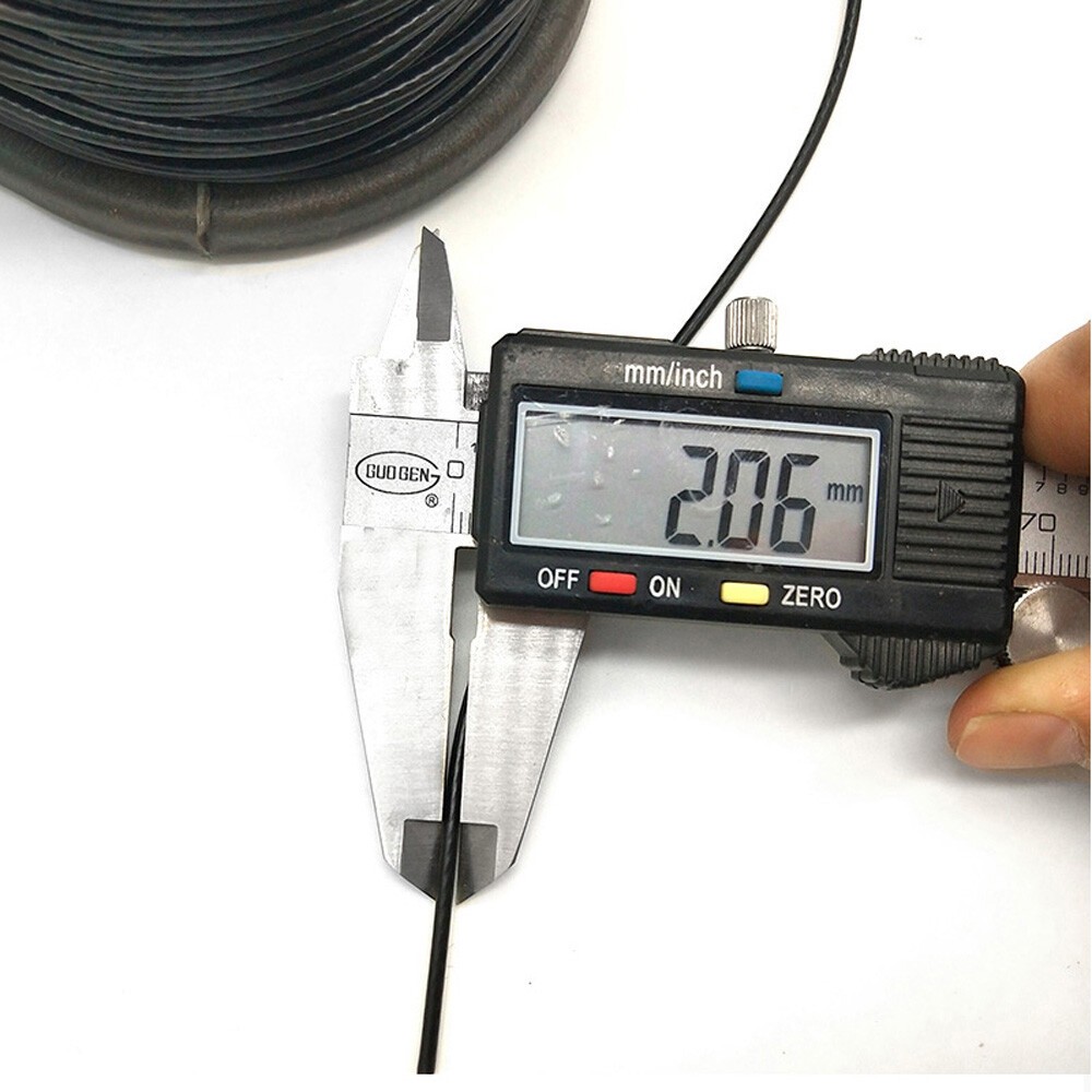 PVC Black Coated Stainless Steel Wire Rope Cable Rigging 1mm 2mm 3mm 4mm 5mm 6mm