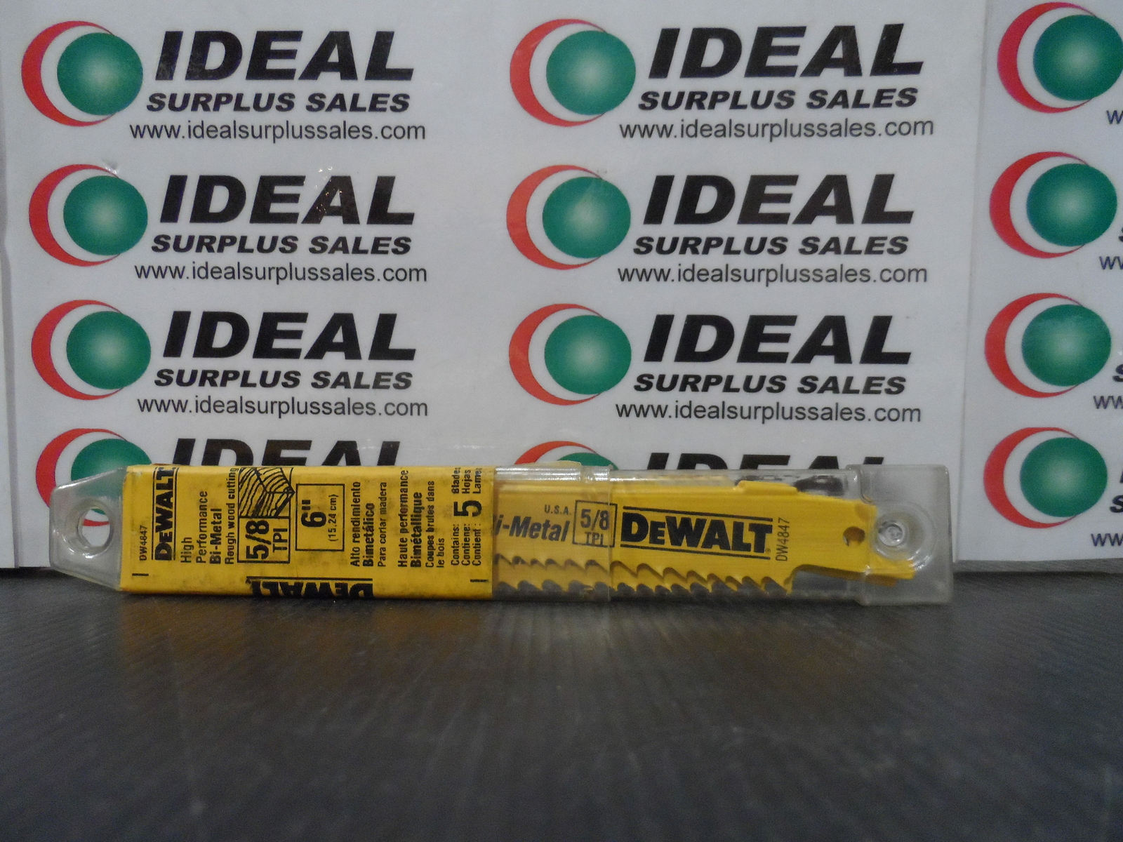 DEWALT DW4847 HIGH PERFORMANCE BI METAL ROUGH WOOD CUTTING 5/8 NEW IN BOX