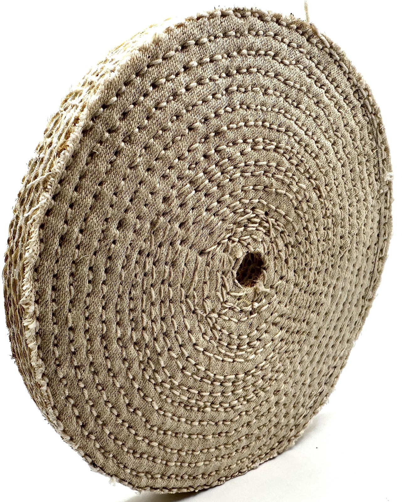 2 Pack 6″ EOL Sisal Buffing Wheel, 6 inch x 11 Ply – 1/2 inch Thick x 1/2 inc.