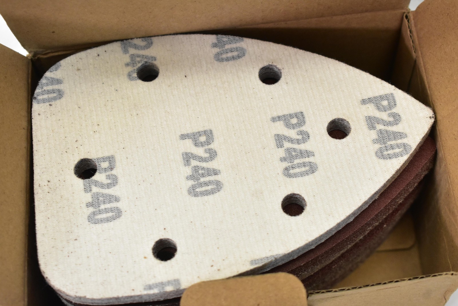 Shenzhen Yuehao MS02 Sanding Discs P240 Red Polymer Orbital Sander 60 Pack