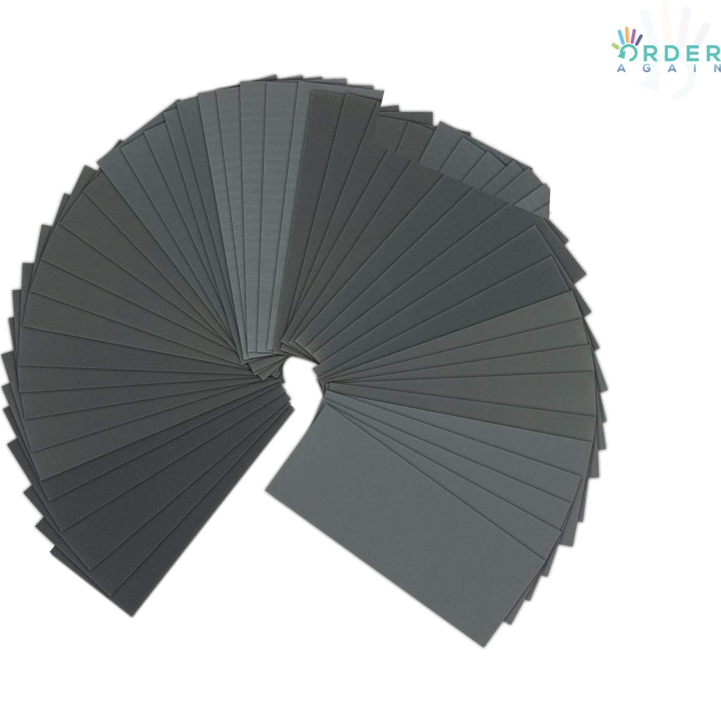 90 Pcs Sandpaper Set Assorted Grit Wet Dry Automotive Wood Metal Finishing
