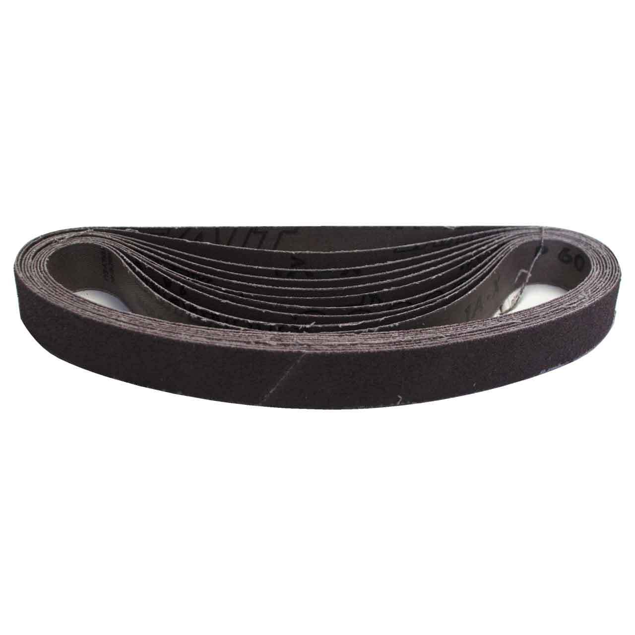 United Abrasives 60131 3/4×20-1/2 Aluminum Oxide File Sander Belt 60 Grit 10 pk