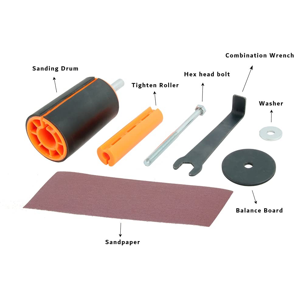 2 x 3 Inch Sanding Drum Kit For Drill Or Drill Press SF06 Spindle Tool