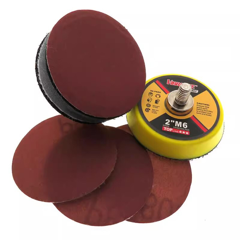 3 inch 75mm Hook and Loop Sanding Discs Dry Abrasive Sandpaper Pads 40-2000 Grit