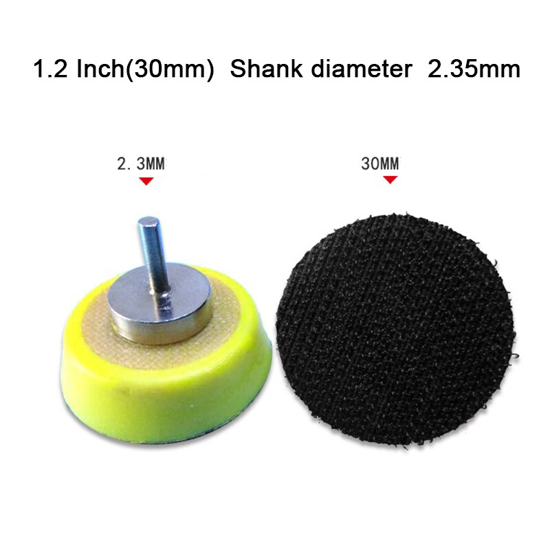 1.2” 30mm Hook&Loop Backing Backed Pad Plate for Sanding Polishing Sander Discs