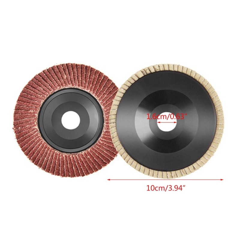100mm 4 Inch Wool Flap Discs for Angle Grinder Sanding Discs Grinding