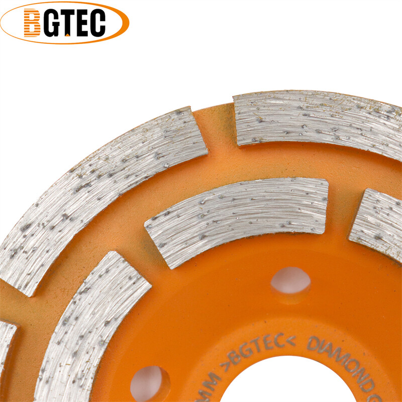7”/180mm Double Row Diamond Grinding Wheel Granite Sanding Disc for Marble Tile
