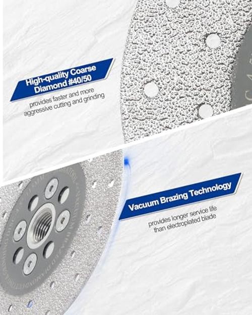 Granite Diamond Cutting Wheel for Marble Quartz, 5 Inch Fast Cutting 5 inch