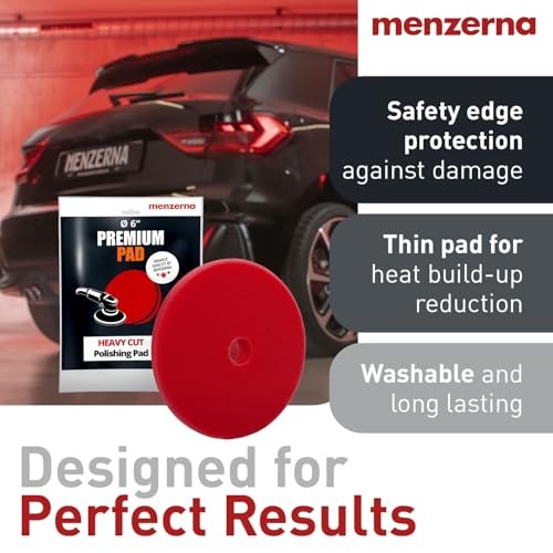 6 Inch Polishing Pad Heavy Cut for Scratch Repair I Body Repair Heavy Cut Pad