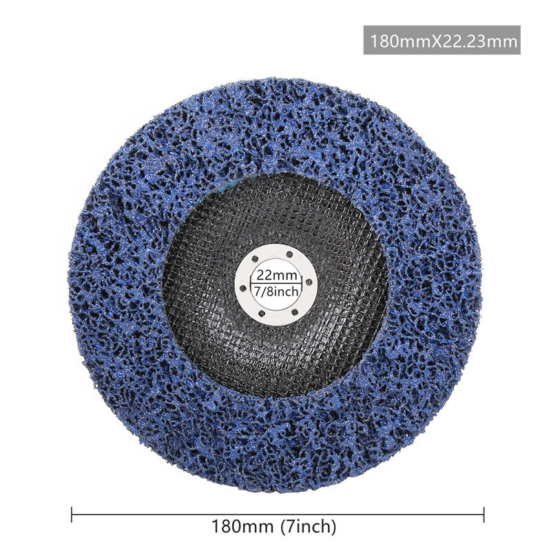 4″-7” Poly Strip Disc Wheel Paint Rust Removal Clean Abrasive for Angle Grinder