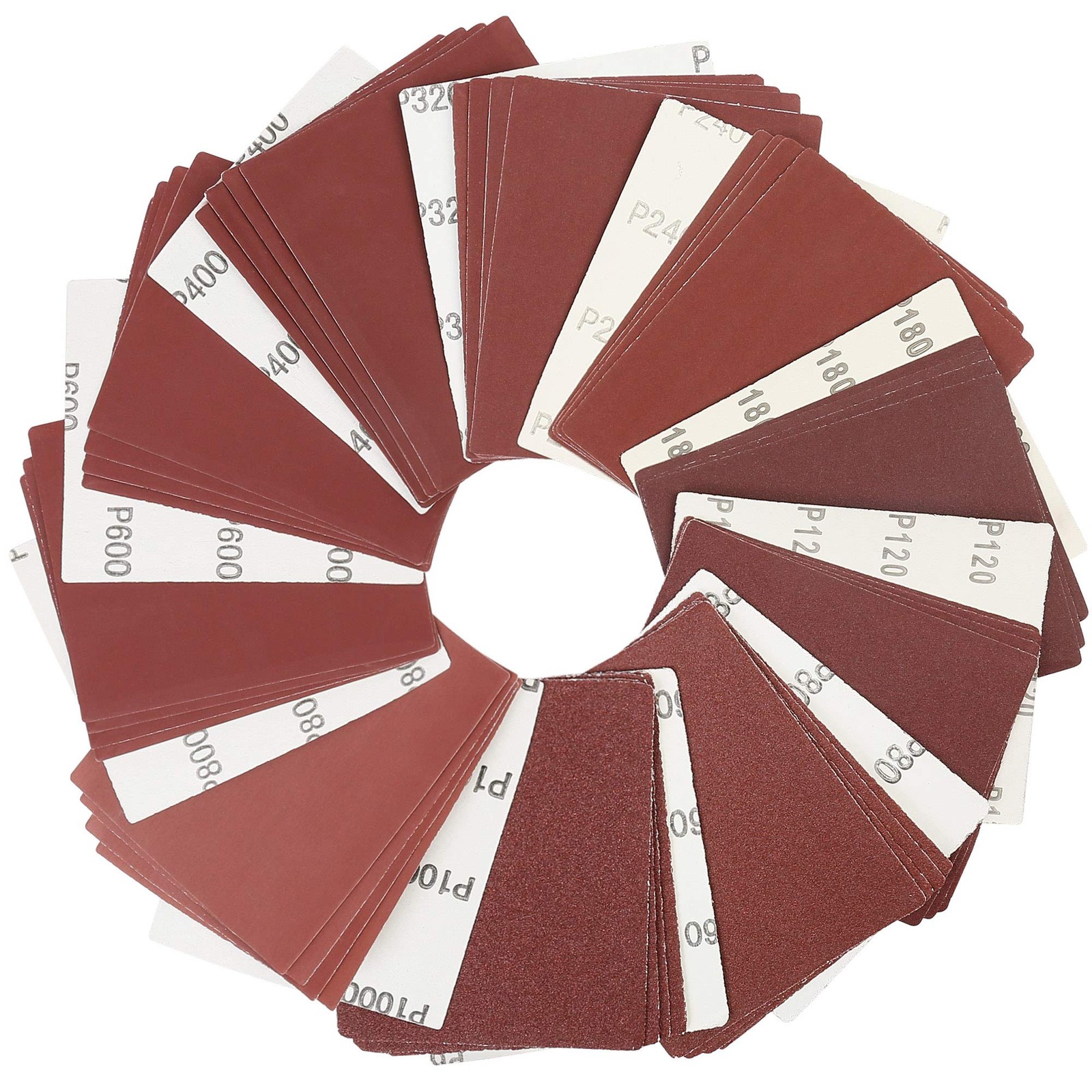 LotFancy 1/4 Sheet Sandpaper for Palm Sander, 50PCS 60 80 120 180 240 320 400…