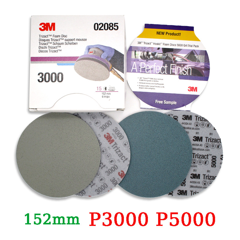 Flocked Sponge Sandpaper Foam Disc Woodworking Sanding Disc Metal Car Polishing