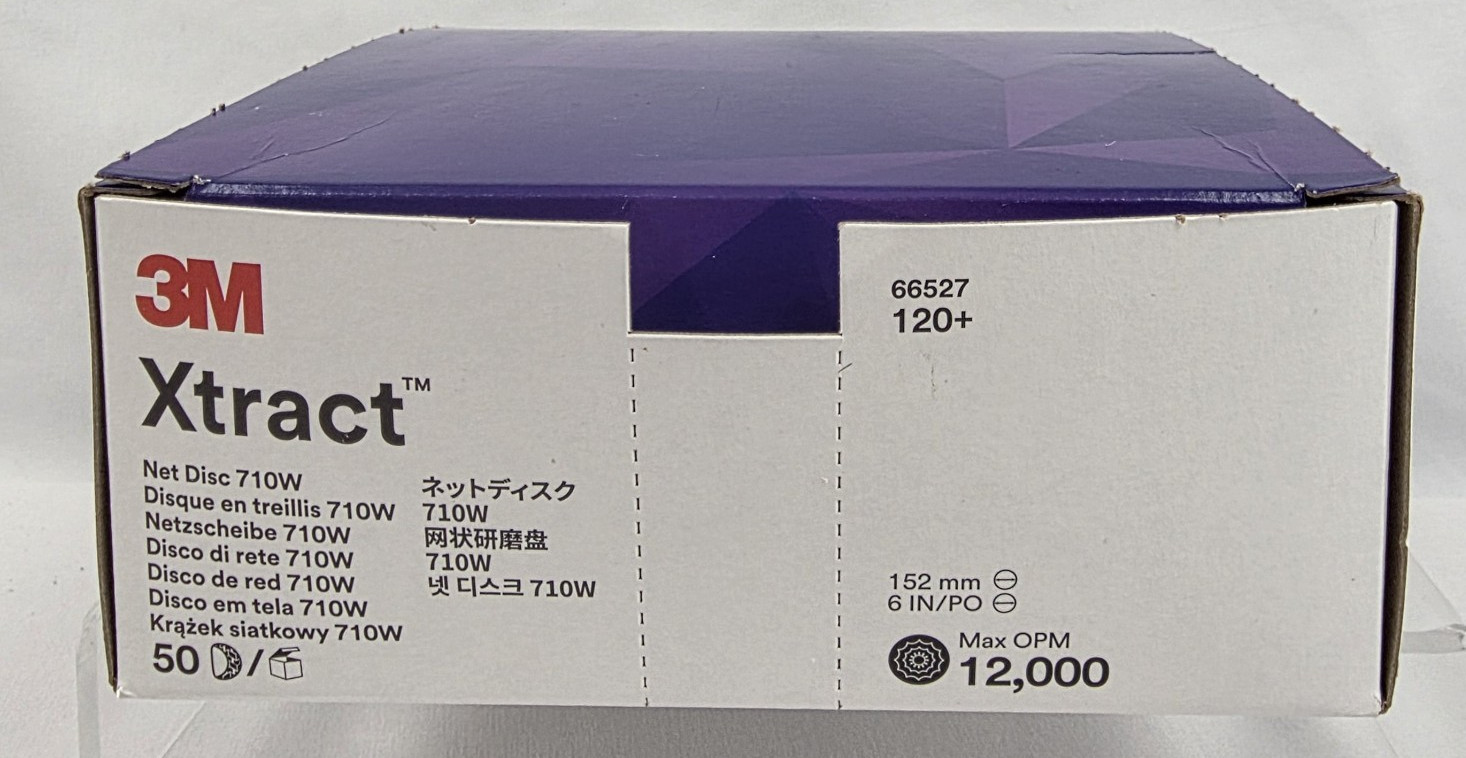 3M Xtract Cubitron II 710W Sanding Discs 120 Grit (50 Pack) Orbital Made USA NEW