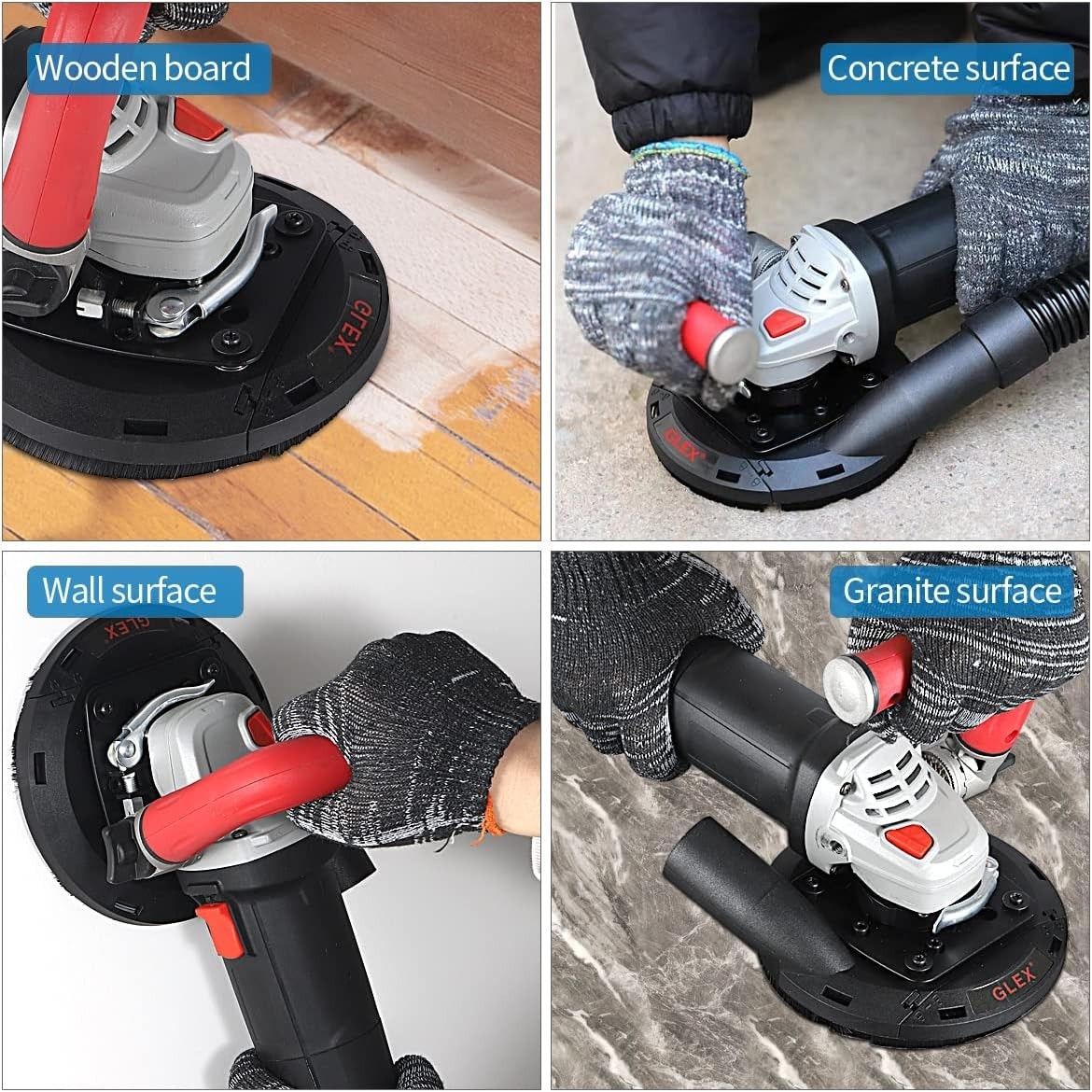 Angle Grinder Dust Shroud Attachment – Easy Install, Compatible with Top Brands