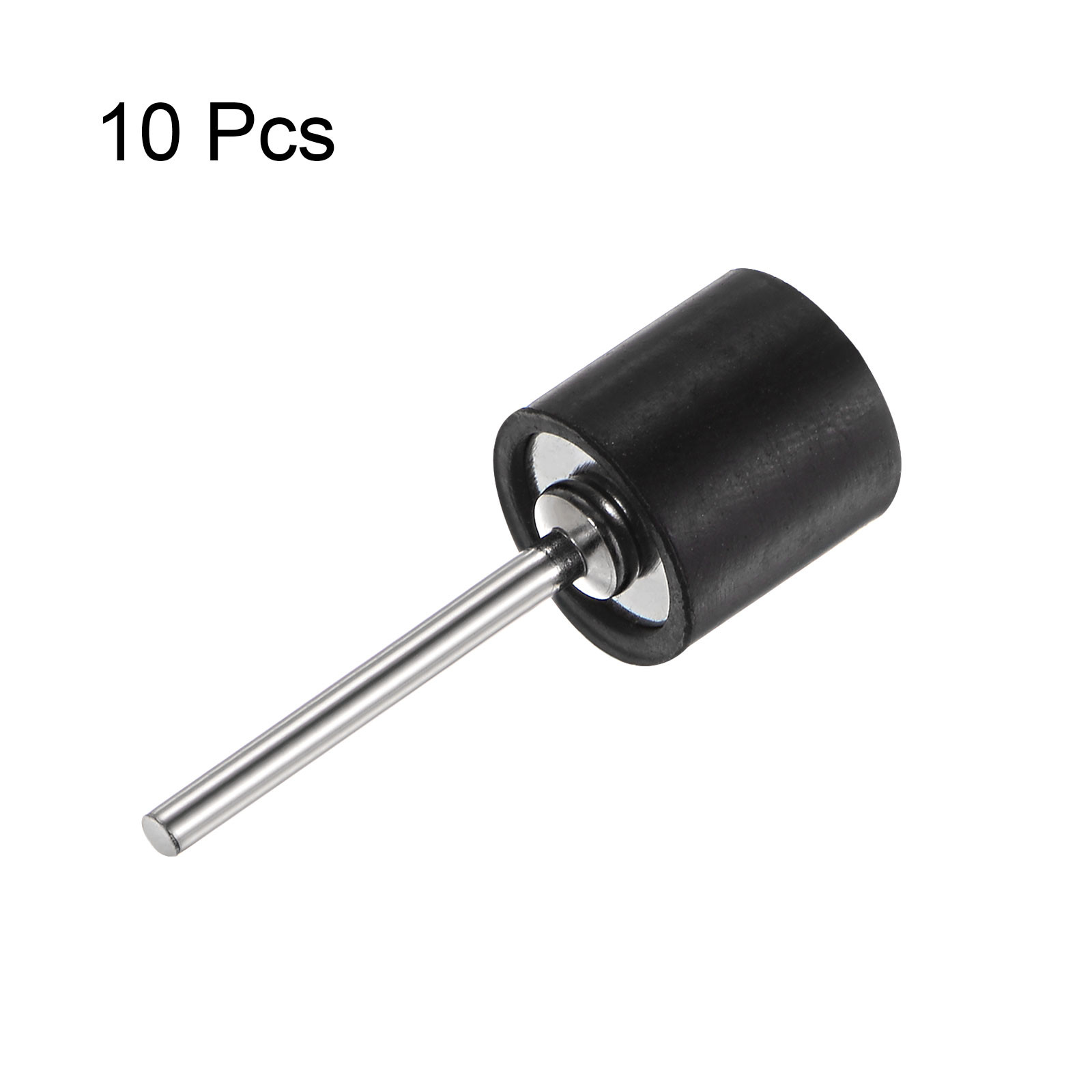10pcs 1/2 Inch Sanding Drum Rubber Mandrels 2.35mm Shank Sanding Sleeve Holder