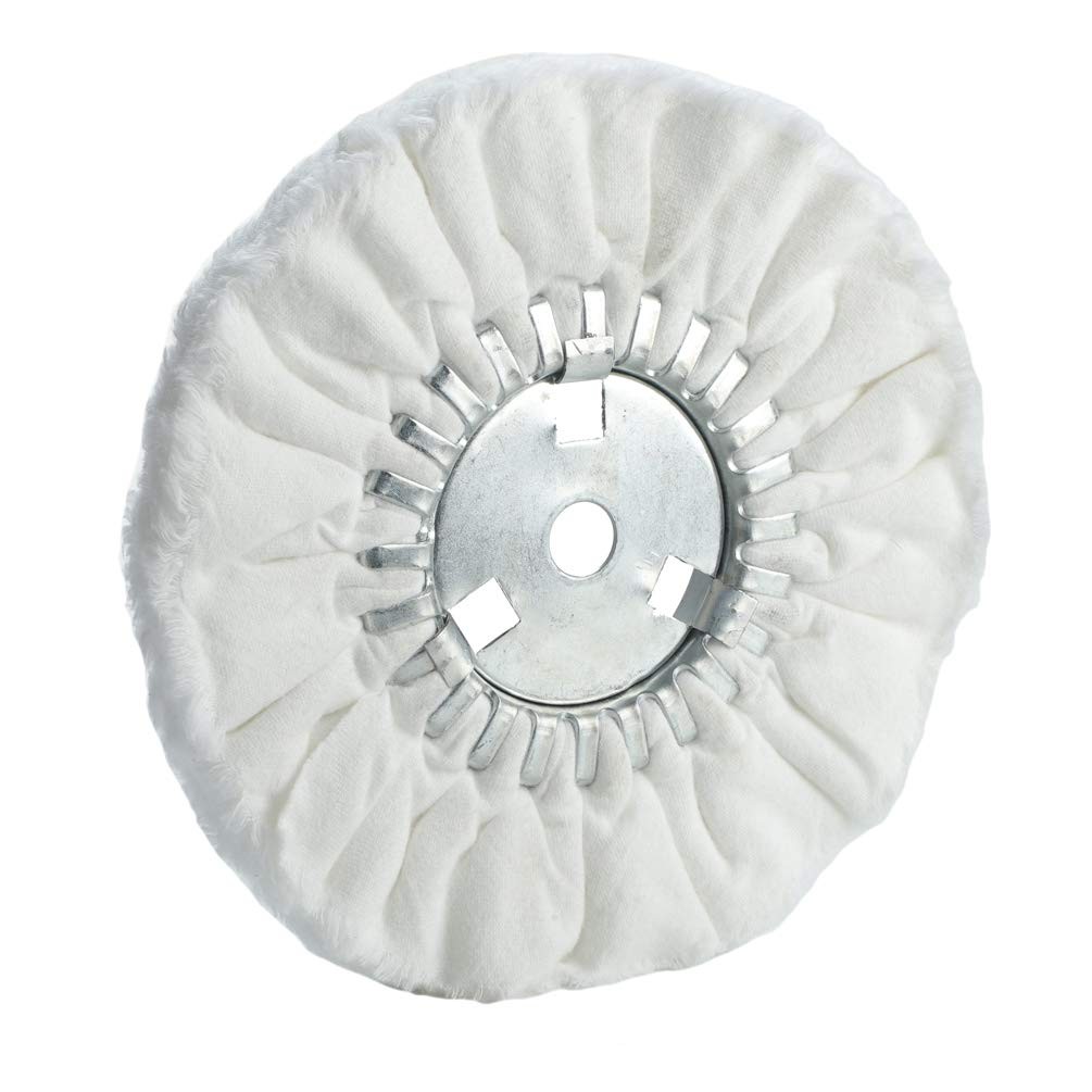 10 Soft Airway Buffing Wheel White Flannel / 5/8 Arbor Hole/finish Polish Ste