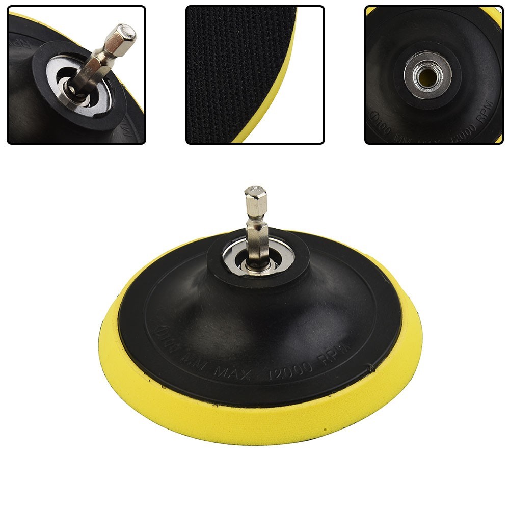 Home Workshop Buffing Pad Sanding Pad 1 PC 1* 100mm 4 Inch 4 Inch/100mm