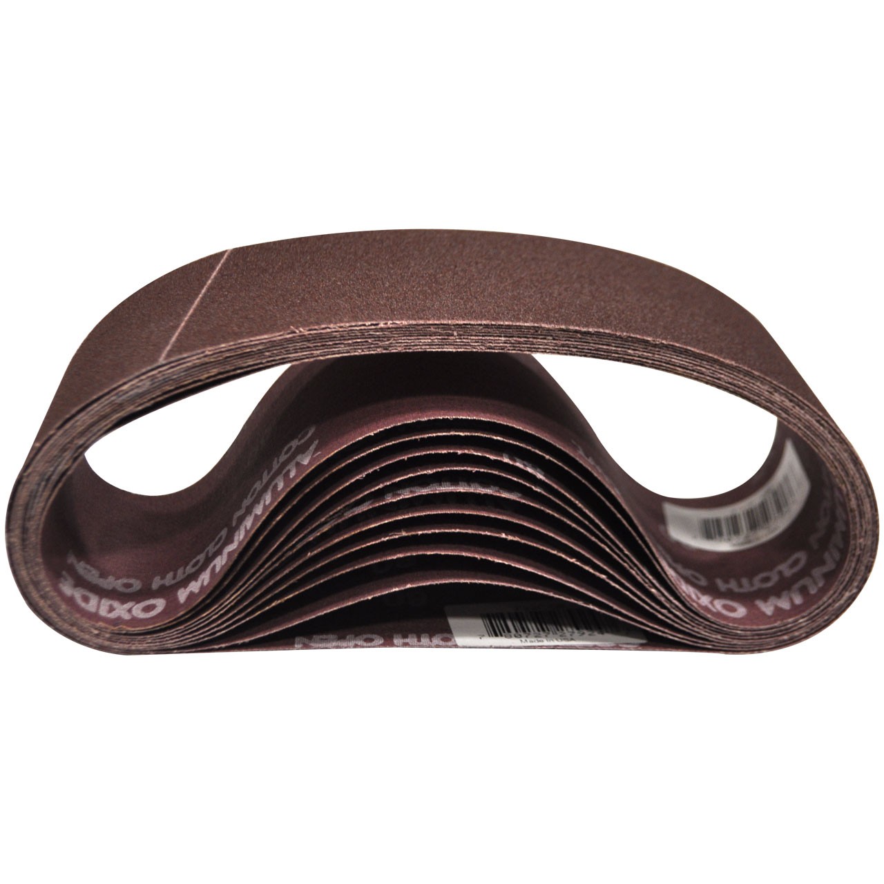 Norton 78072727924 3×21” Gemini R255 AO Cloth Portable Belts 80 Grit 10 pk