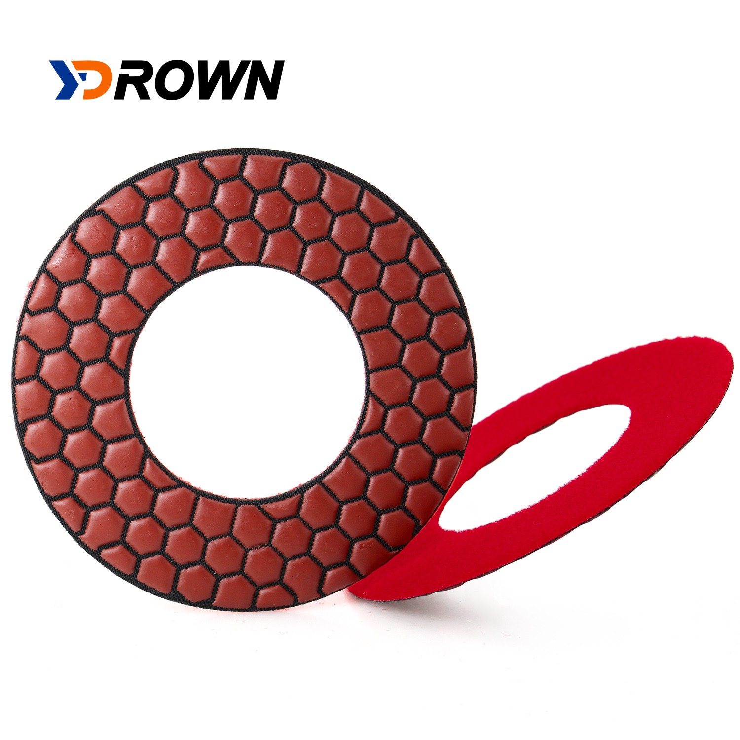 5″ 2PCS Diamond Polishing Pad 2mm Thickness Sanding Disc Dry Use Polisher Tool