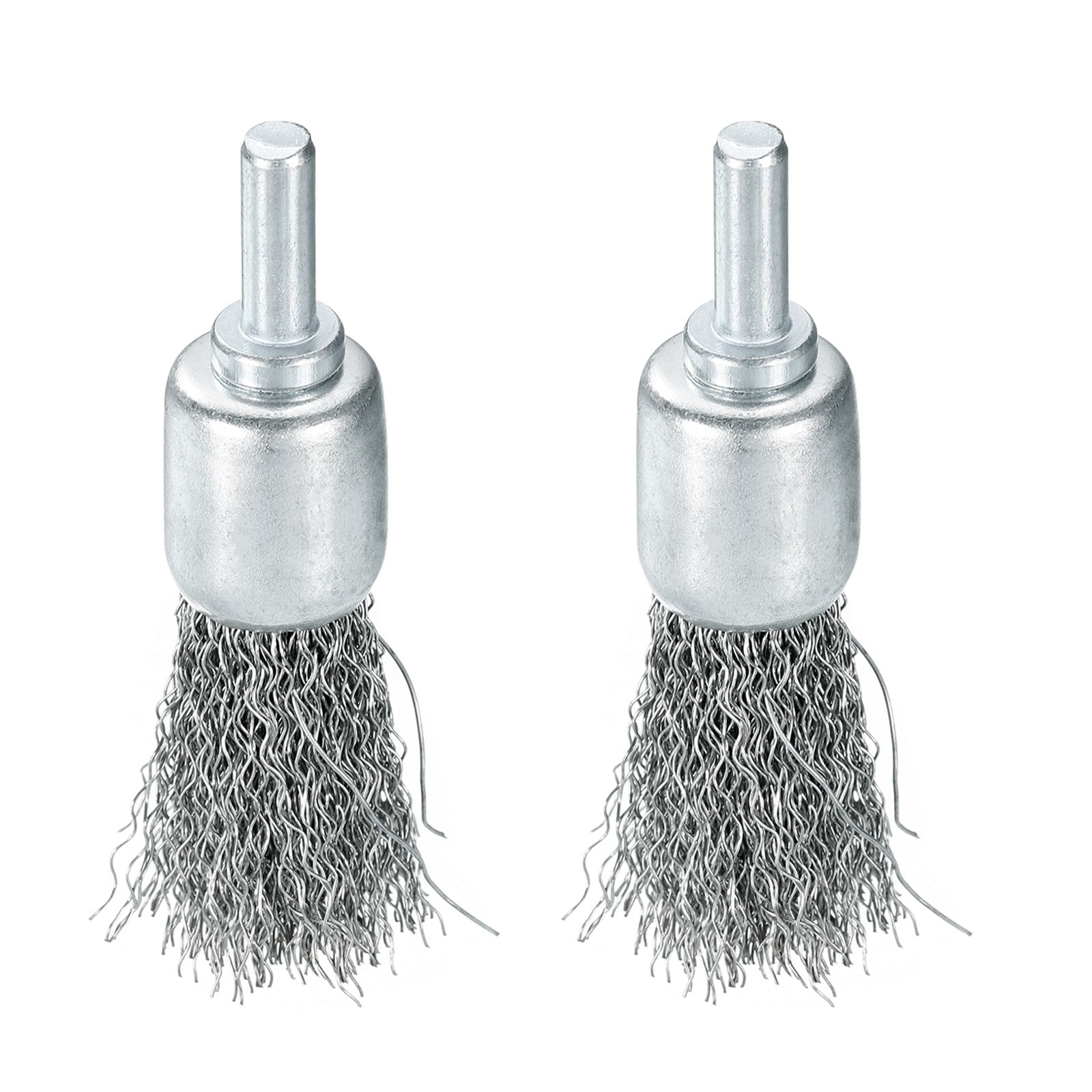 2pcs Wire Brush for Drill 3/4″ Dia. Abrasive Wire Wheel 1/4″ Round Shank