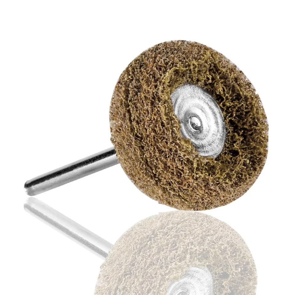 1 Brown 120 Grit Abrasive Buffing Polishing Wheels Burr for Proxxon Dremel 50 –