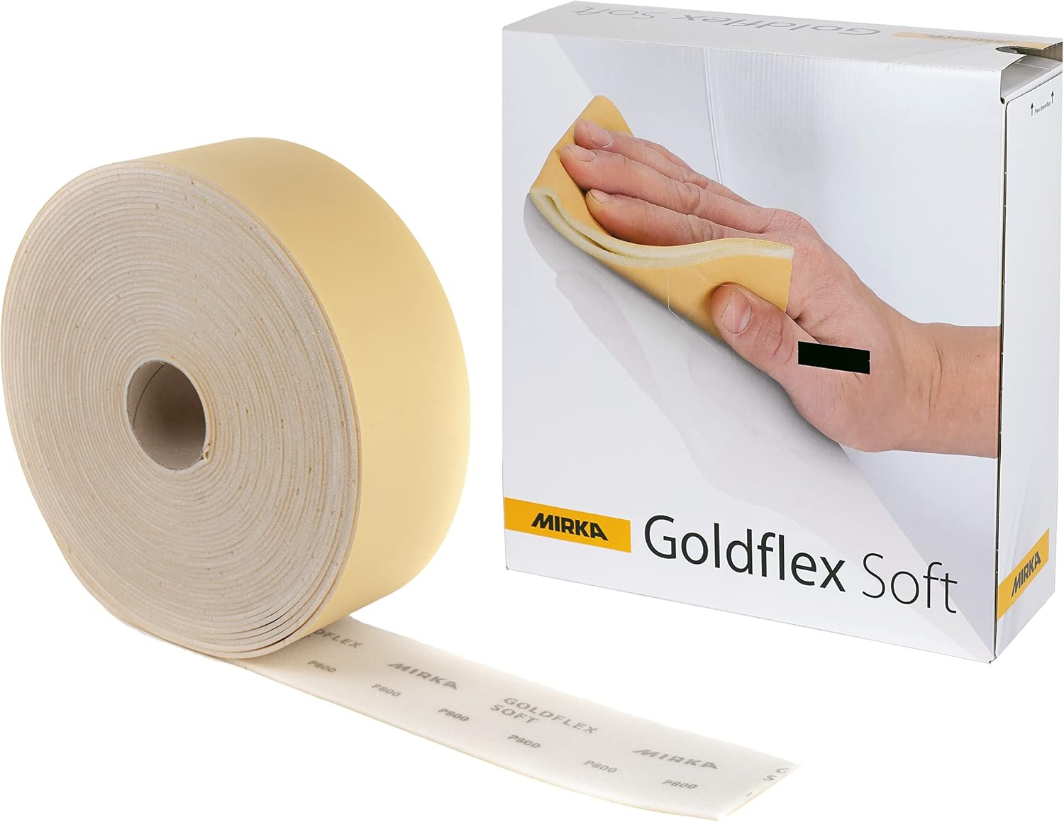 Goldflex Soft Hand Sanding Abrasive Sheets 4.5×5 Inch – 200 Pcs