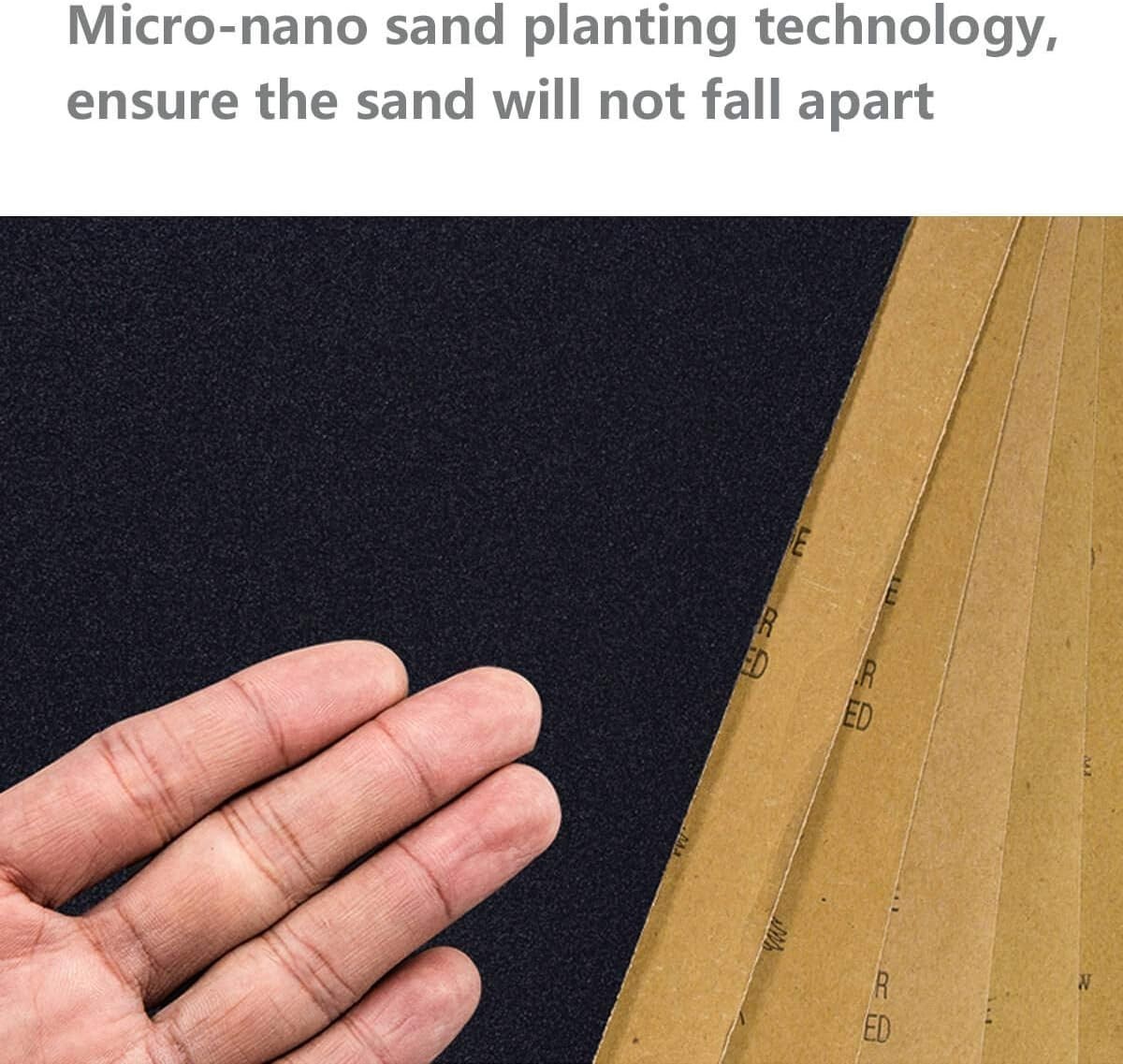 Assorted Grit Wet/Dry Sandpaper – 54 Sheets for Automotive and Wood Finishing