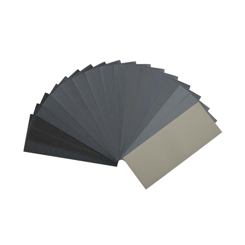 18 Pack Sandpaper 120 to 3000 Grit Assorted Wood Metal Automotive Finishing New